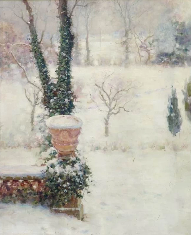 Giardino in inverno